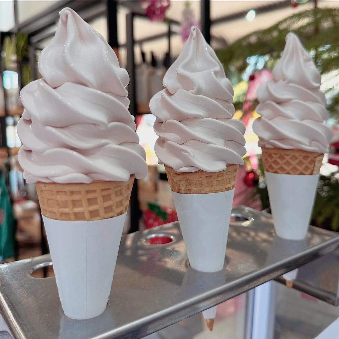 3 of Shaylee's strawberry ice creams