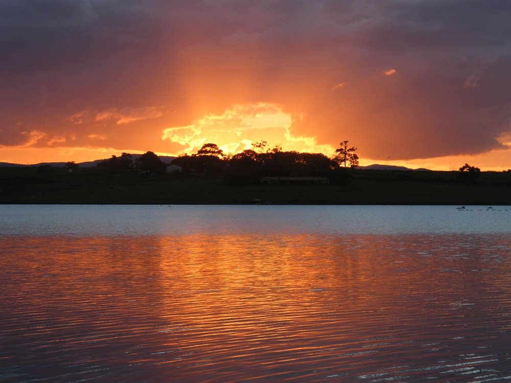 Sunset of Lake Tinaroo