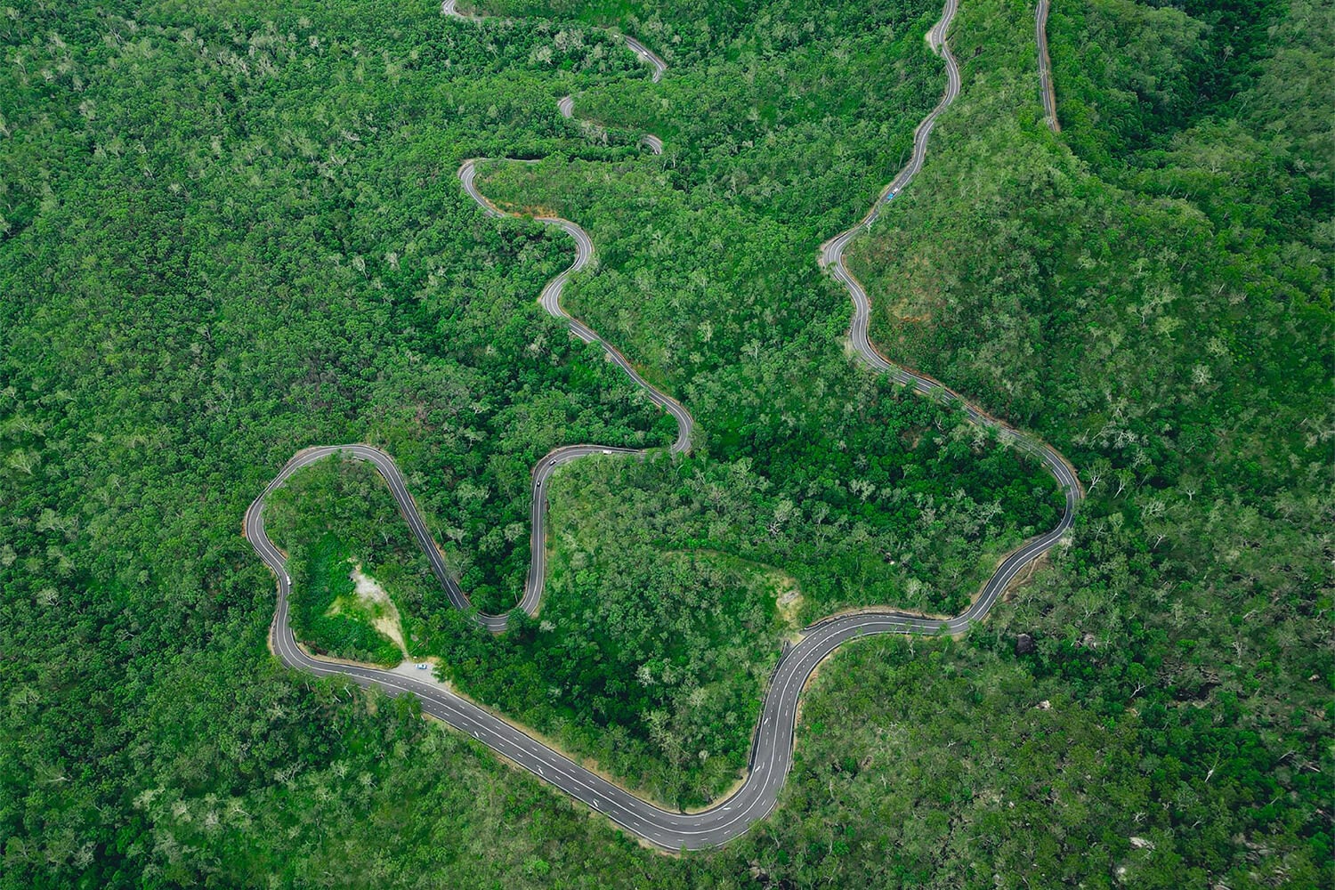 Ariel photo of all the corners on the gillies range